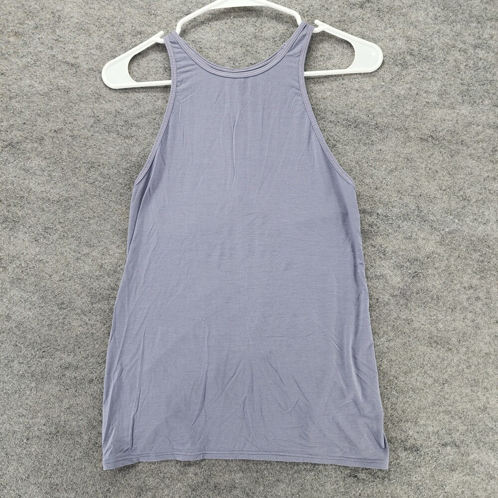 Lululemon Tank Top Womens 4 Sleeveless Purple Ruched Back Yoga Activewear